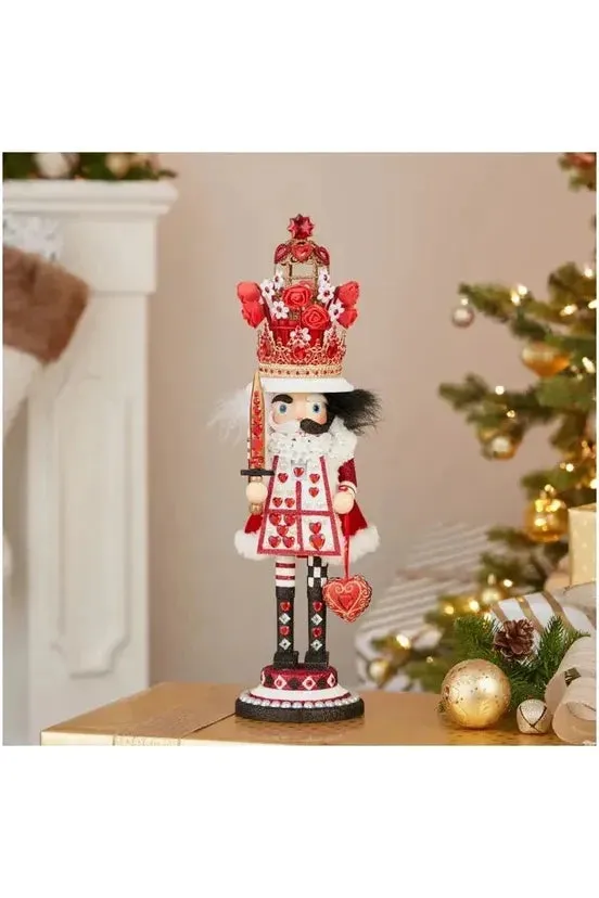 Kurt Adler 18" Hollywood Nutcrackers™ King Of Hearts Nutcracker