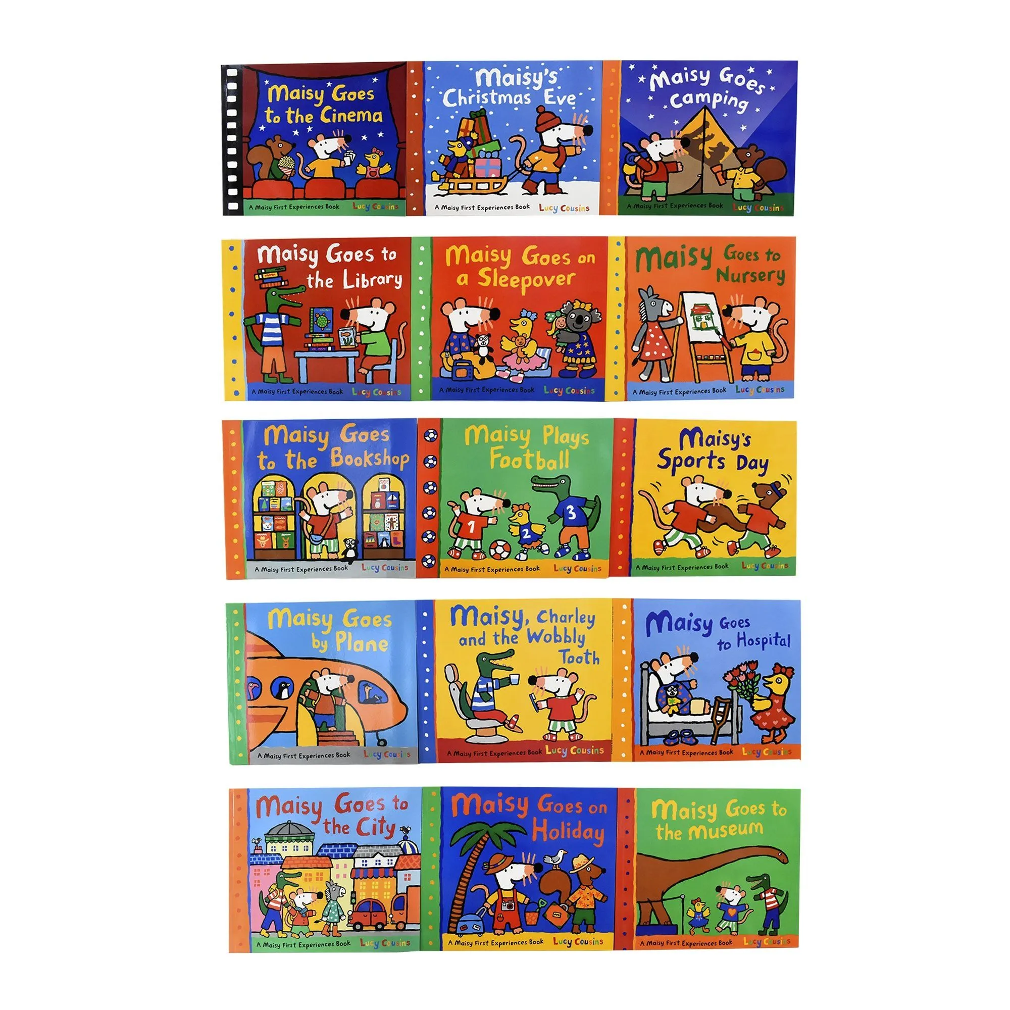 Maisy Mouse First Experience By Lucy Cousins 15 Books Children Set - Ages 0-5 - Paperback
