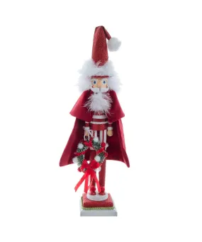 Nutcracker W/Wreath Skinny 20"