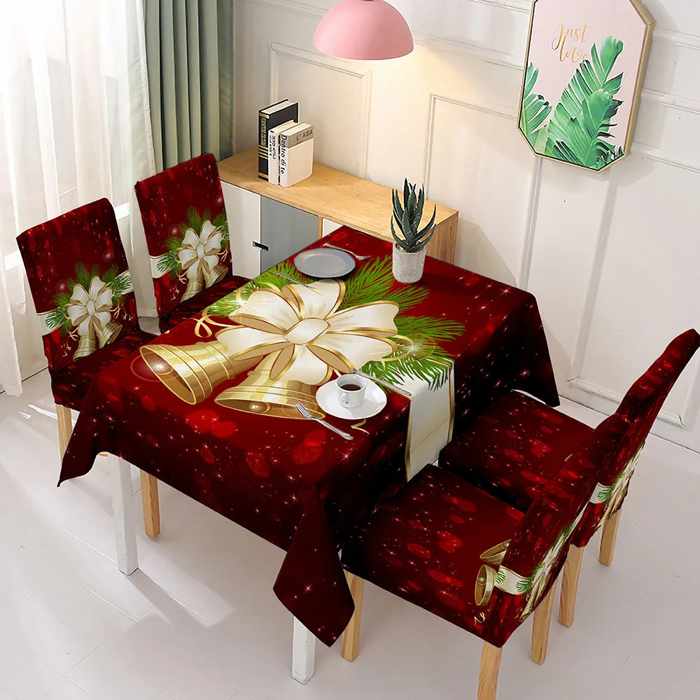 Rectangle Christmas Tablecloth Xmas Decor